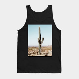 Cacti, Desert, Landscape, Sky, Nature print Tank Top